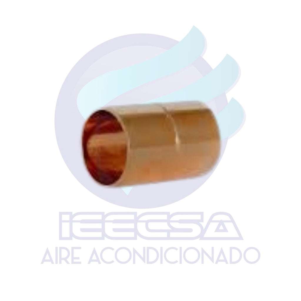 COPLE RANURADO COBRE SOLDABLE 1/2