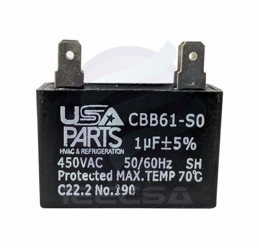 CAPACITOR 1 MFD 450V CUADRADO PARA MOTOR LINK PARTS