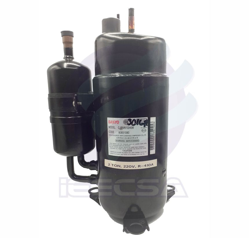 COMPRESOR ROTATIVO ESTANDAR 2.0 TON 220V R410A, MCA SANYO