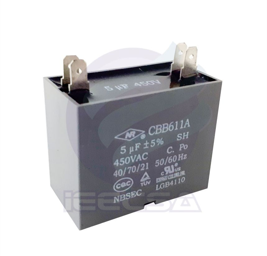 CAPACITOR 5.0UF 450VAC MCA NBSEC