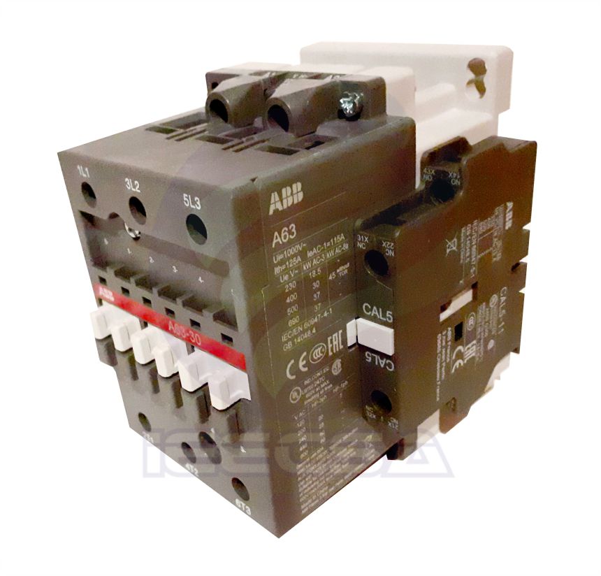 CONTACTOR 3 POLOS 115AMP 220V MCA ABB