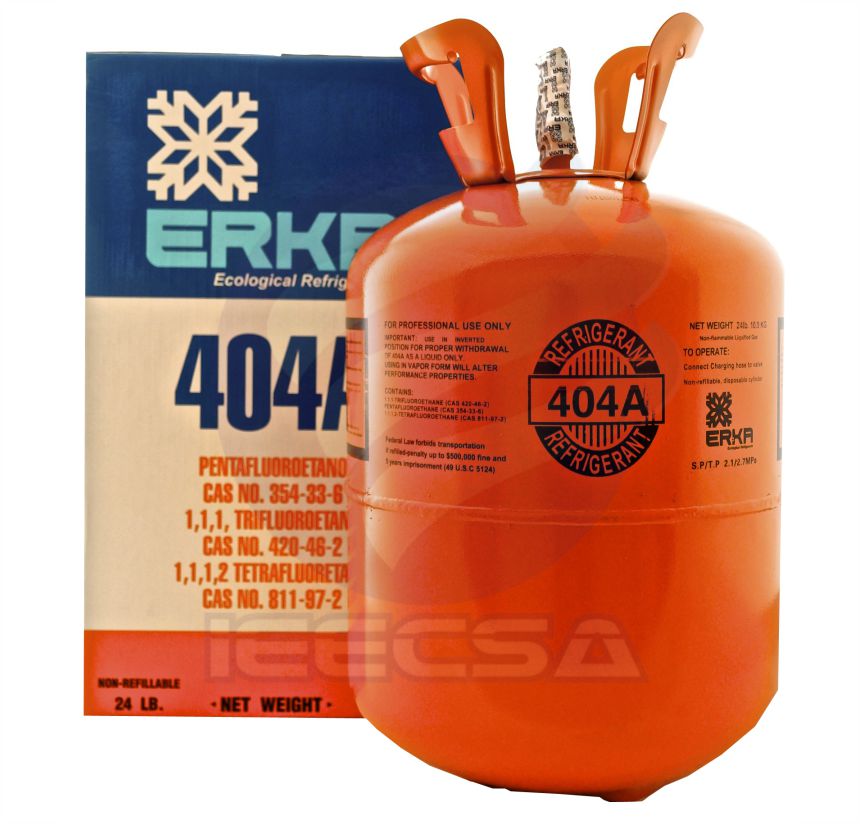 GAS REFRIGERANTE 404A 10.9 KG CILINDRO N.R. ERKA