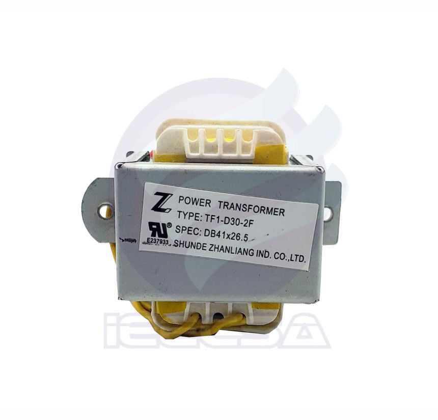 TRANSFORMADOR DE PODER DE 220 VAC A 12 VAC (TYPE TF1D302F) MCA MIDE
