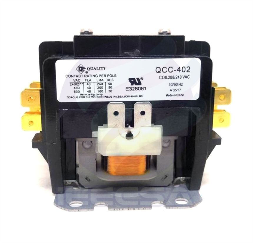 CONTACTOR 2 POLOS 40AMP 220V MCA QUALITY