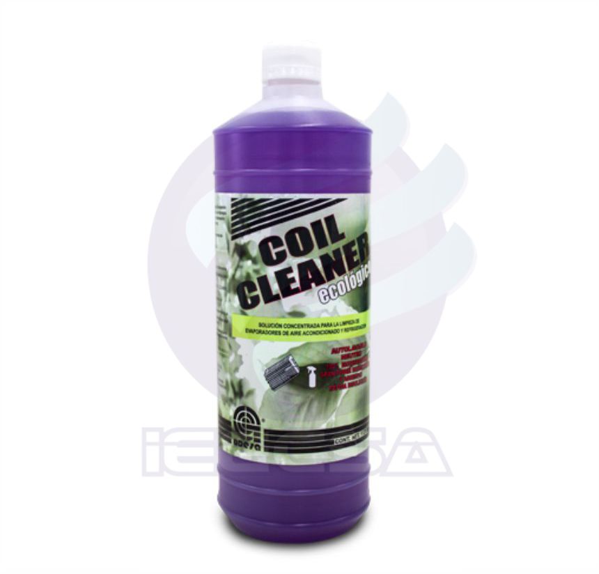 QUIMICO LITRO COIL CLEANER MORADO AUTOLAVABLE NEUTRO AROMA AGRADABLE