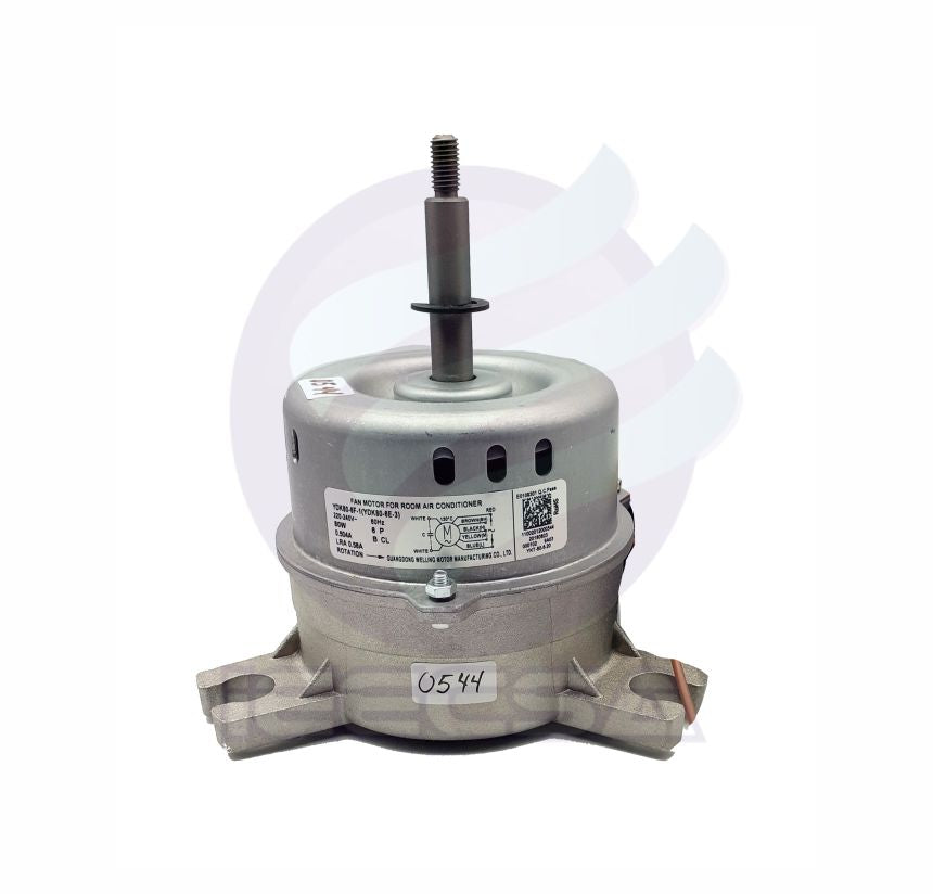 MOTOR CONDENSADOR UNIDAD CASSETTE 24,224 BTU, MODELO:YDK80-6F-1(YDK80-6E-3) MIDEA