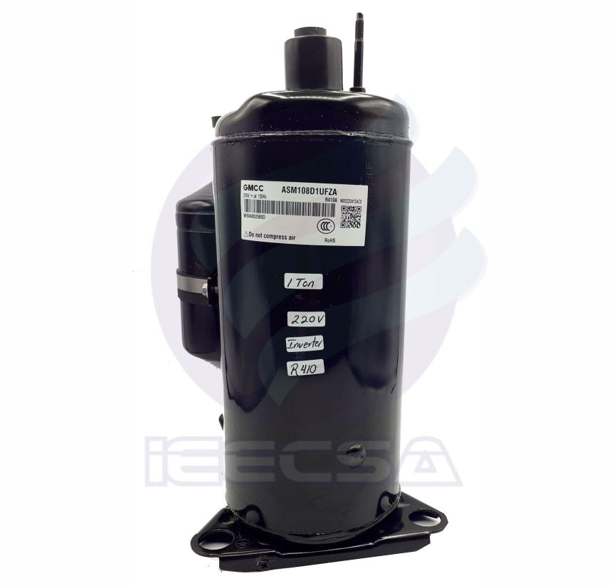 COMPRESOR INVERTER 1.0 TON 220V R410A, MCA GMCC