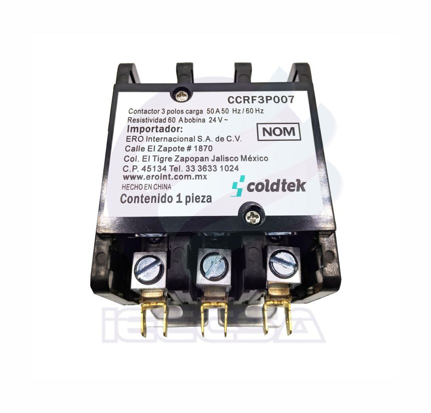 CONTACTOR 3 POLOS 50AMP 24V MCA ERO