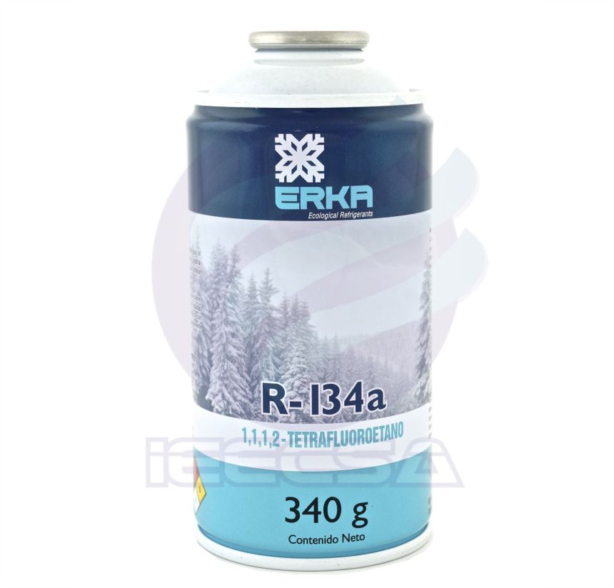 GAS REFRIGERANTE R 134A 340 GR LATA ERKA