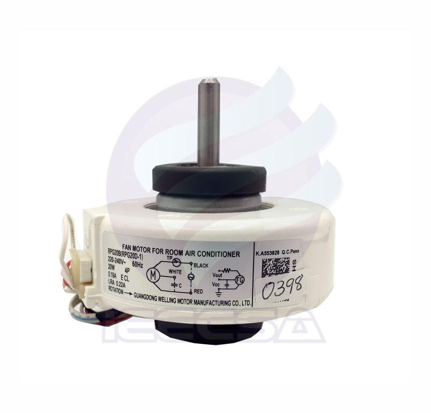 MOTOR EVAPORADOR 1.0 TON 220V RPG20B(RPG20D-1) MIDEA