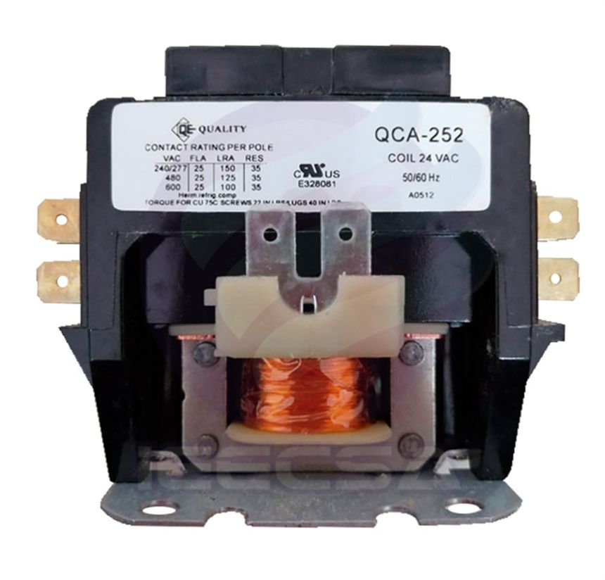 CONTACTOR 2 POLOS 25AMP 24V MCA QUALITY