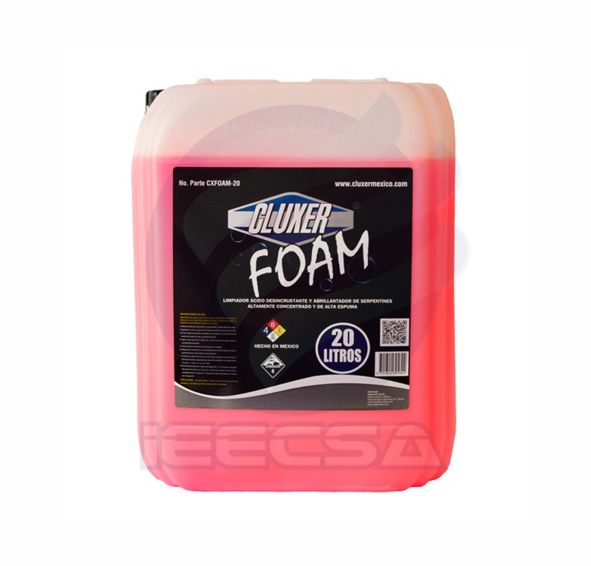 QUIMICO PORRON 20 LITROS FOAM ROSA CONDENSADORES CLUXER