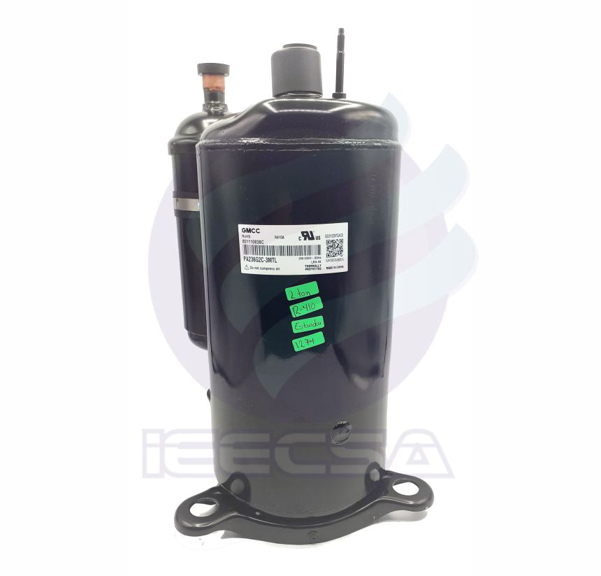 COMPRESOR ROTATIVO ESTANDAR 2.0 TON 220V R410A, MCA GMCC